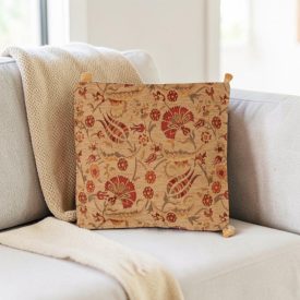Beige Decorative Cushion 45x45 cm – Sand Garden