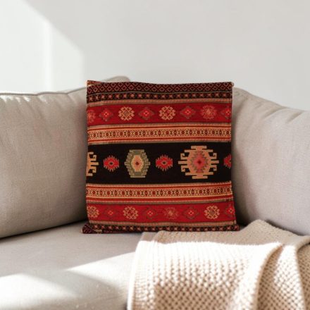 Black Decorative Cushion 45x45 cm – Midnight Nomad