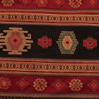 Black Decorative Cushion 45x45 cm – Midnight Nomad