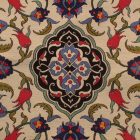 Cream Decorative Cushion 45x45 cm – Sapphire Tulip