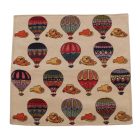 Cream Decorative Cushion 45x45 cm – Hot Air Balloon Dream