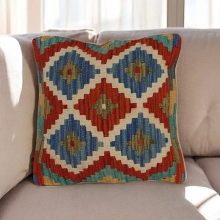 Kilim cushion 45x45 hand woven pillowcase