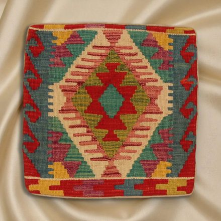 Afghan Kilim cushion cover 45x45 hand woven cushion