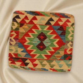 Kilim cushion 45x45 hand woven cushion cover