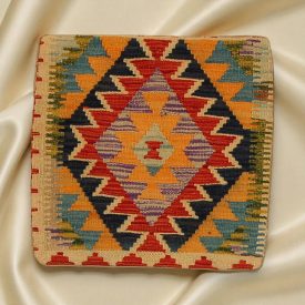 Kilim cushion 45x45 hand woven cushion cover
