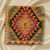 Kilim cushion 45x45 hand woven cushion cover