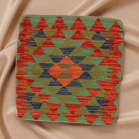 Kilim cushion 45x45 hand woven cushion cover