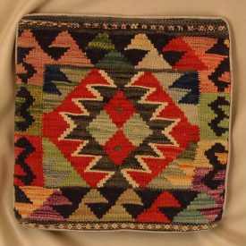 Kilim cushion cover 45x45 hand woven cushion
