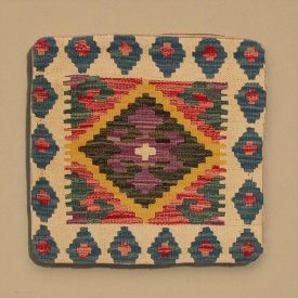 Kilim cushion cover 45x45 hand woven cushion
