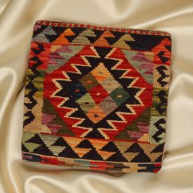 Afghan Kilim cushion cover 45x45 hand woven cushion