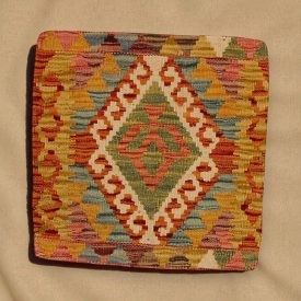 Afghan Kilim cushion cover 45x45 hand woven cushion