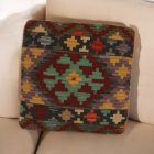 Afghan Kilim cushion cover 45x45 hand woven cushion