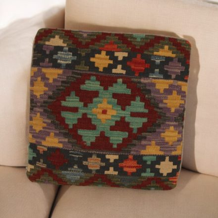 Afghan Kilim cushion cover 45x45 hand woven cushion