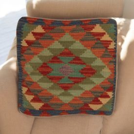 Hand woven cushion 45x45 Kilim cushion cover
