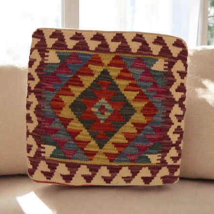 Hand woven cushion cover 45x45 Kilim decorative cushion
