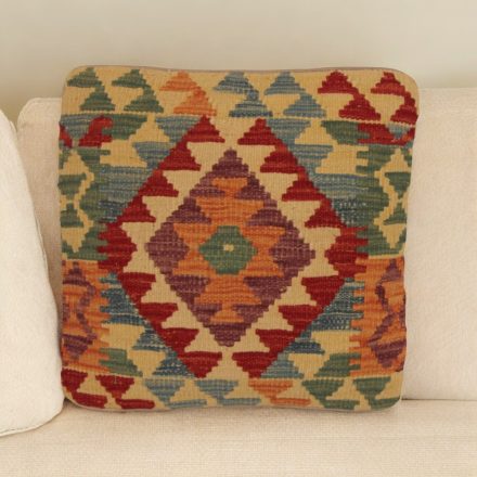 Hand woven cushion cover 45x45 Kilim decorative cushion