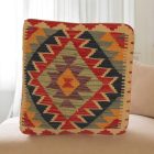 Hand woven cushion cover 45x45 Kilim decorative cushion