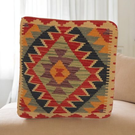 Hand woven cushion cover 45x45 Kilim decorative cushion