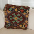 Hand woven cushion cover 45x45 Kilim decorative cushion