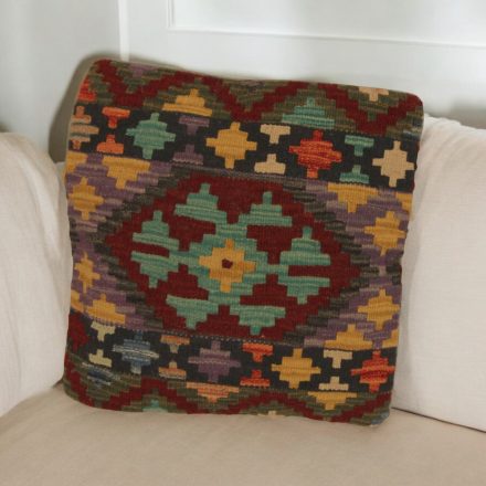 Hand woven cushion cover 45x45 Kilim decorative cushion