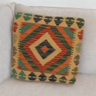 Hand woven cushion cover 45x45 Kilim decorative cushion