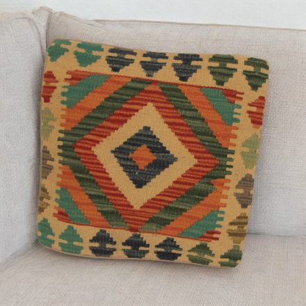 Hand woven cushion cover 45x45 Kilim decorative cushion