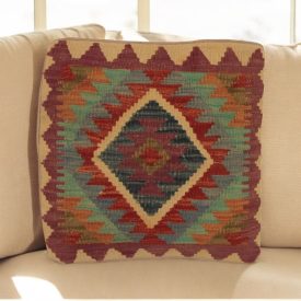 Hand woven cushion cover 45x45 Kilim decorative cushion