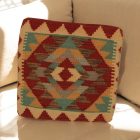 Hand woven decorative cushion 45x45 Kilim cushion cover