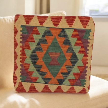 hand woven Kilim cushion cover 45x45 afghan decorative cushion