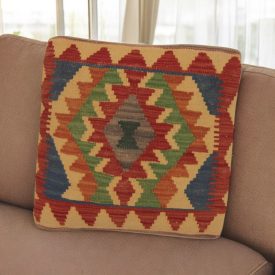 Hand woven Kilim cushion cover 45x45 luxury cushion