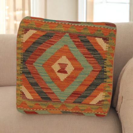 Kilim cushion cover 45x45 hand woven decorative cushion