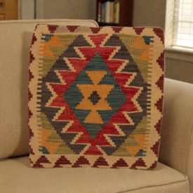 Luxury cushion 45x45 hand woven Kilim cushion cover