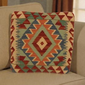 Luxury cushion 45x45 hand woven Kilim cushion cover