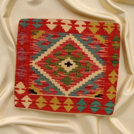 Kilim cushion cover 45x45 hand woven decorative cushion