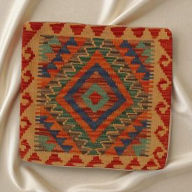 Kilim cushion cover 45x45 hand woven cushion