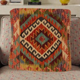 Kilim cushion 50x50 hand woven cushion cover