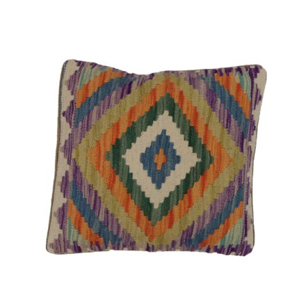 Kelim decorative pillow 45x40 hand woven cushion cover