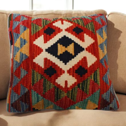 Kilim cushion 45x45 hand woven pillowcase