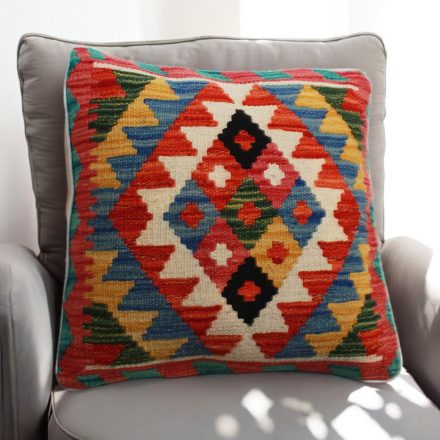 Hand woven cushion cover 45x45 Kilim decorative pillow