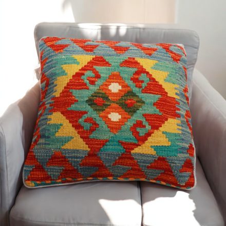Kelim decorative cushion 45x45 hand woven Kelim pillow case