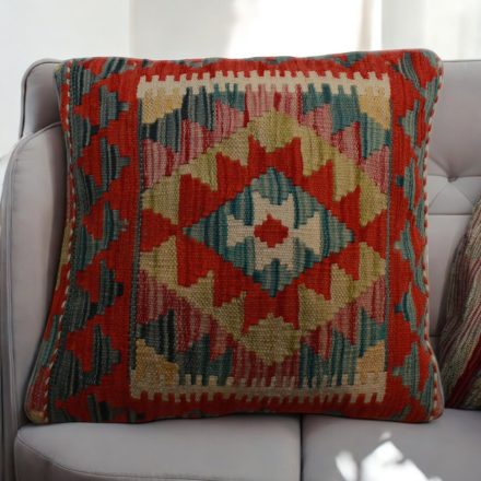 Kelim cushion 45x45 hand woven pillowcase