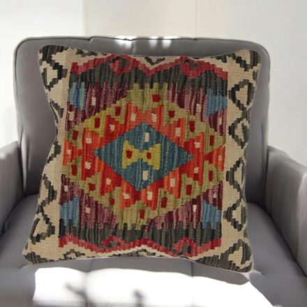 Kilim decorative cushion 45x45 hand woven Kelim pillow case