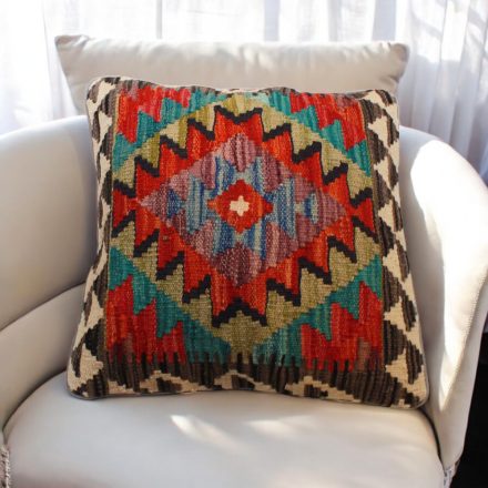 Kelim cushion 45x45 hand woven pillowcase