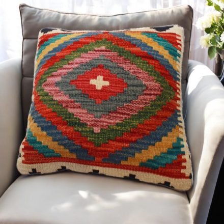 Kelim pillowcase 45x45 hand woven cushion