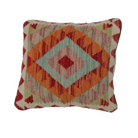 Kelim decorative pillow 40x40 hand woven cushion cover