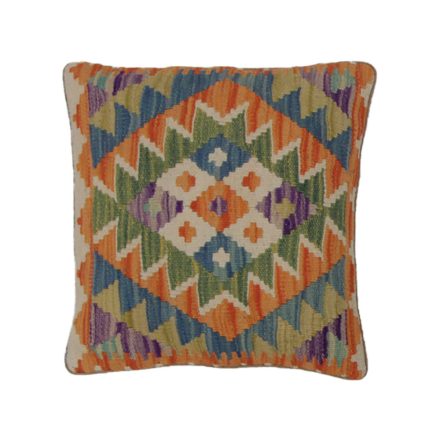 Kelim decorative pillow 40x40 hand woven cushion cover