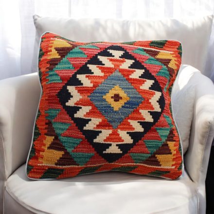 Kelim cushion 45x45 hand woven pillowcase
