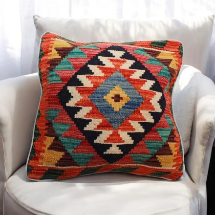 Kelim cushion 45x45 hand woven pillowcase