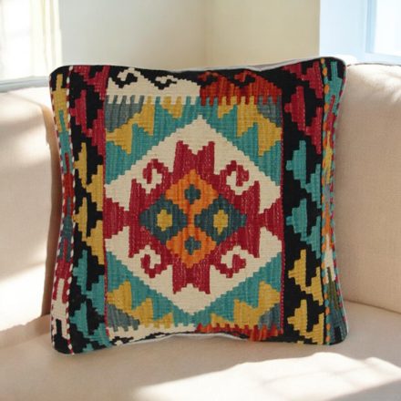 Kilim pillowcase 45x45 hand woven cushion