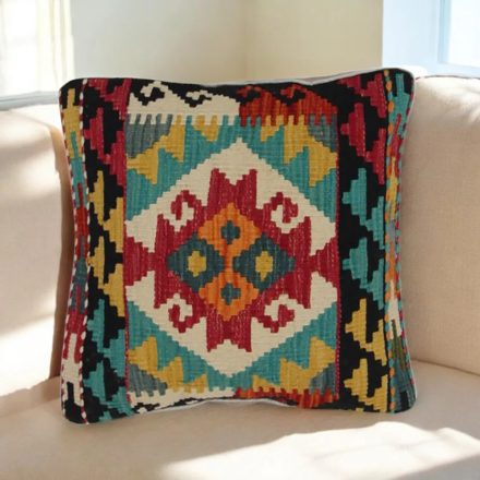 Kilim pillowcase 45x45 hand woven cushion